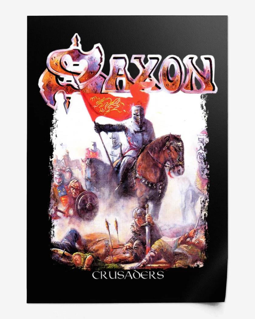 Print Negro de Saxon Crusaders