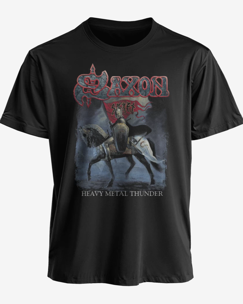 Polera Saxon Heavy Metal Thunder