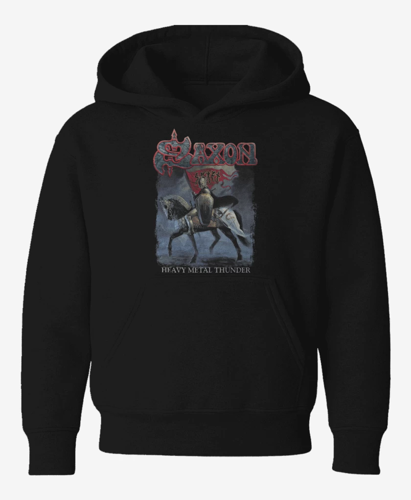 Poleron de niño Negro de Saxon Heavy Metal Thunder