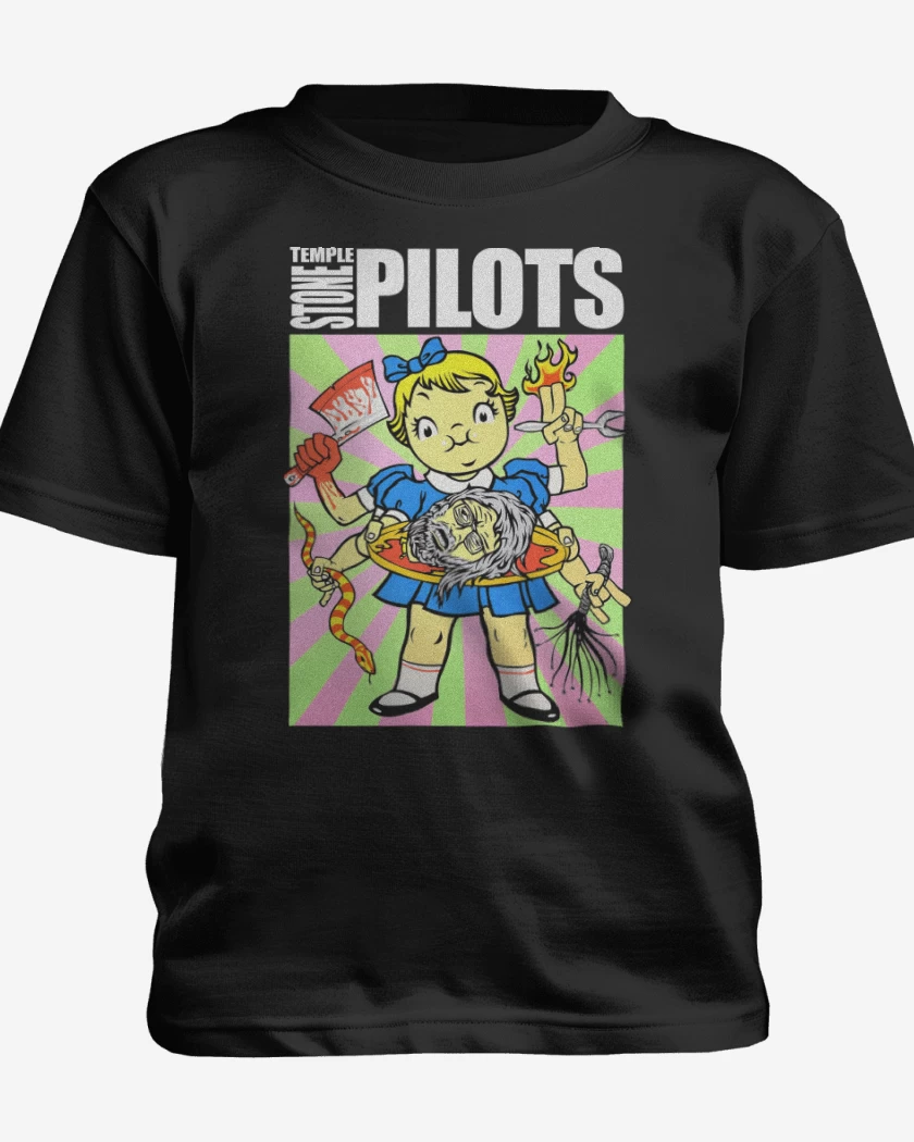 Polera de niño Negro de Stone Temple Pilots STP