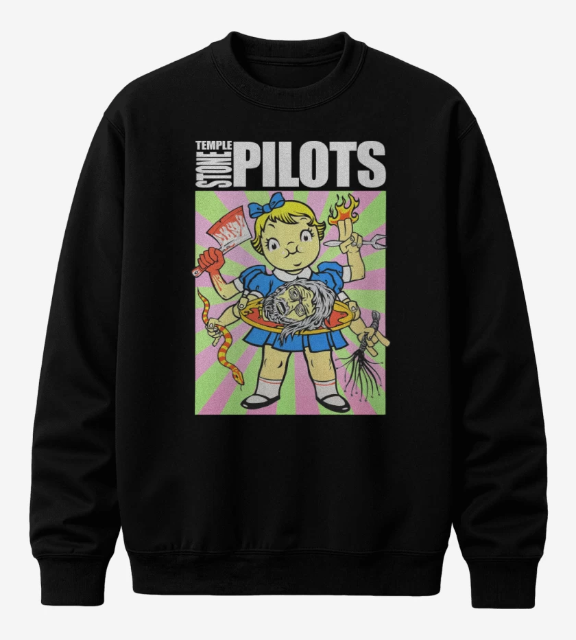 Poleron polo Negro de Stone Temple Pilots STP