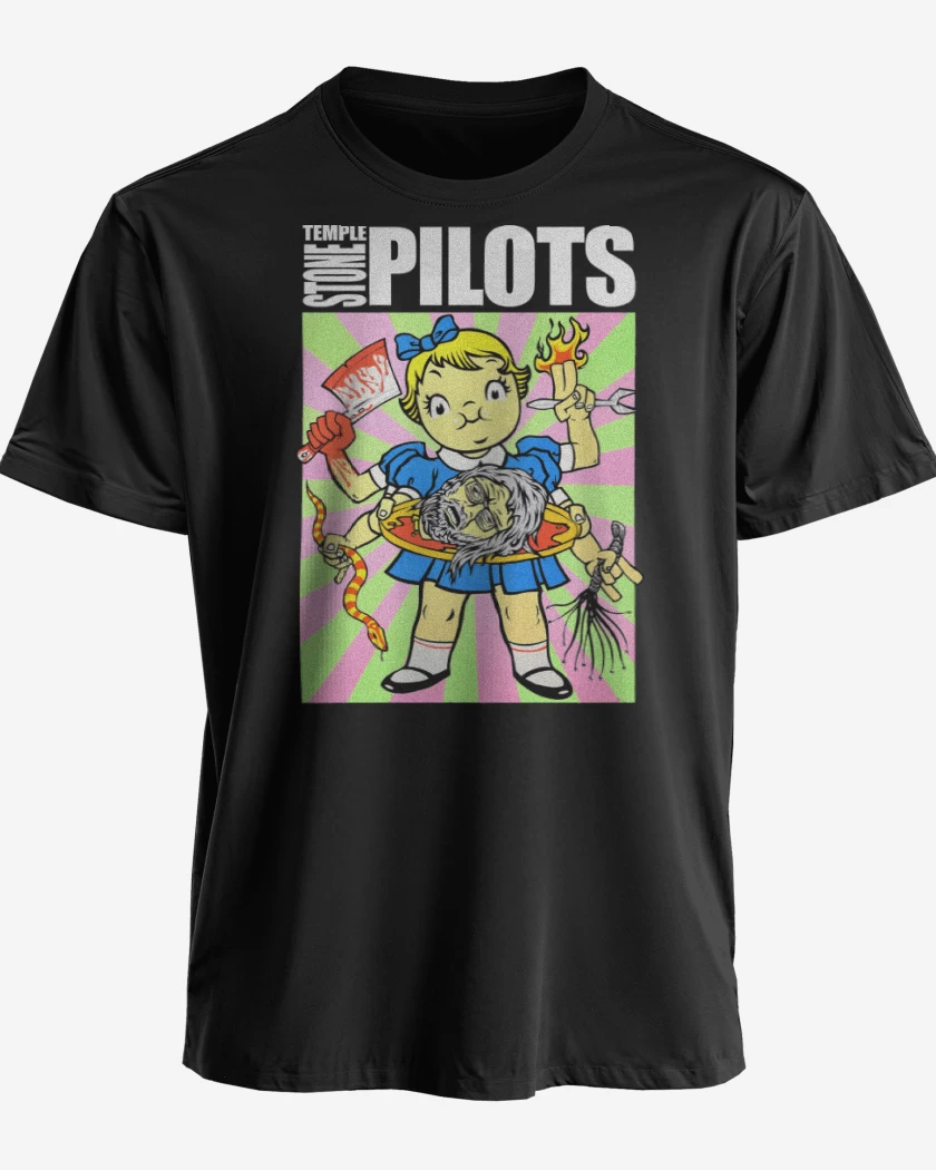 Polera premium Negro de Stone Temple Pilots STP