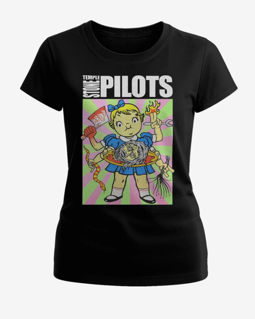 Polera de Mujer Negro de Stone Temple Pilots STP