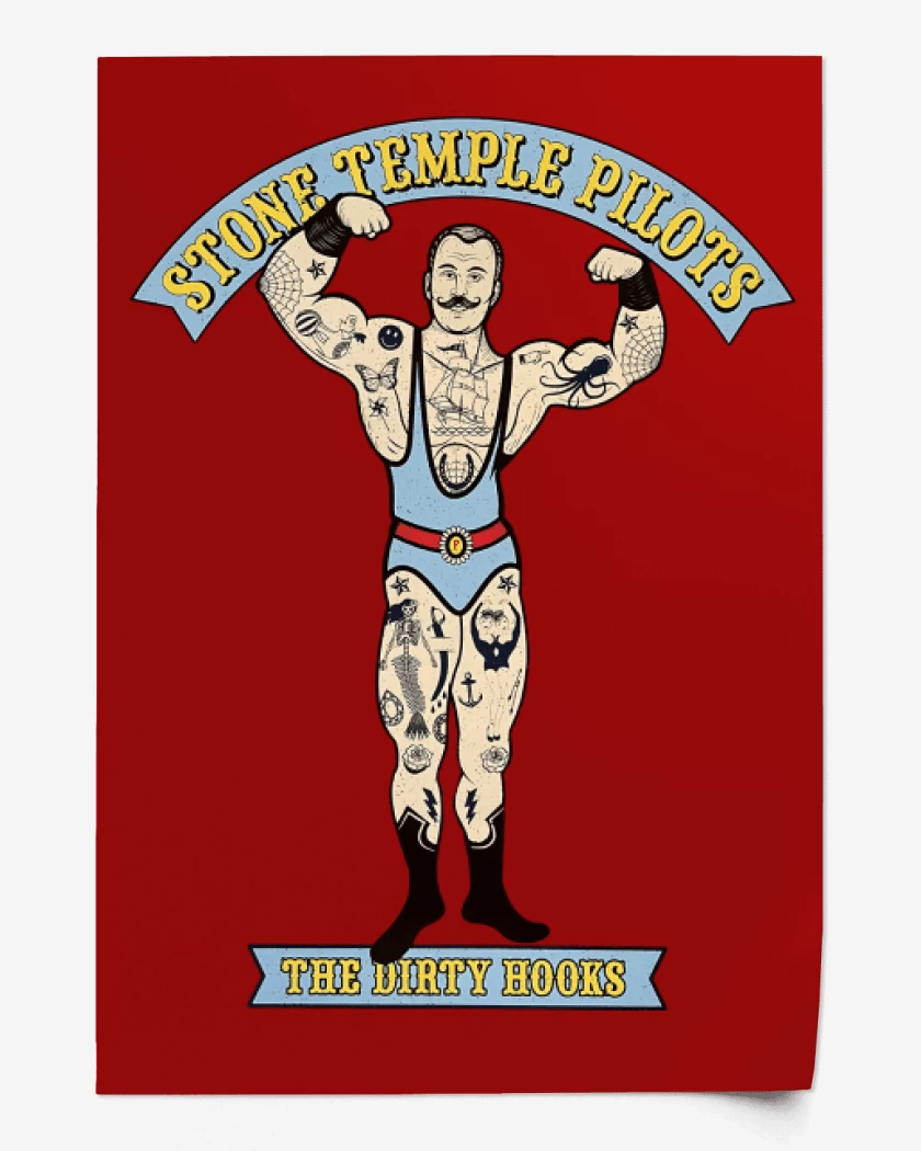 Print Stone Temple Pilots The Dirty Hooks