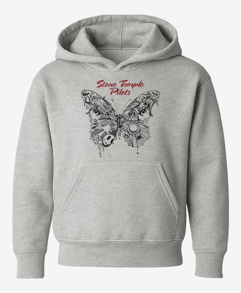 Poleron de niño Gris Melange de STP Stone Temple Pilots