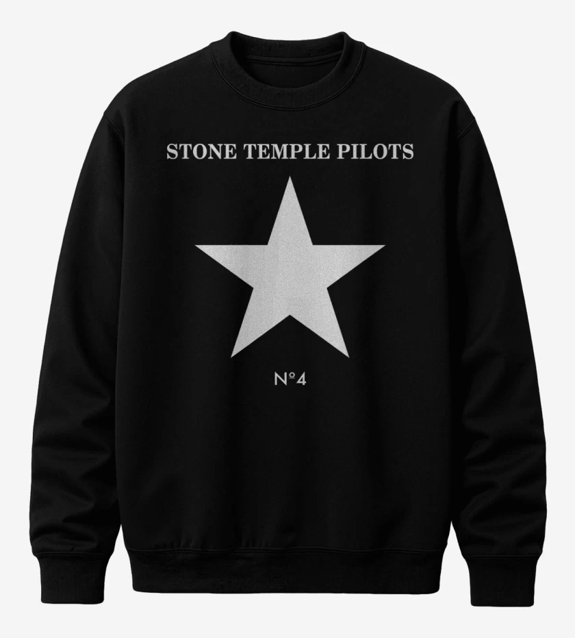 Poleron polo Negro de Stone Temple Pilots N4