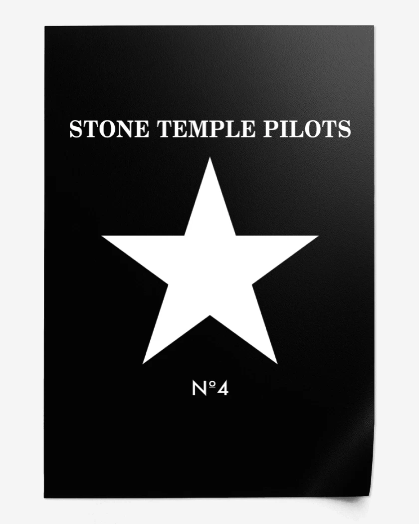 Print Negro de Stone Temple Pilots N4