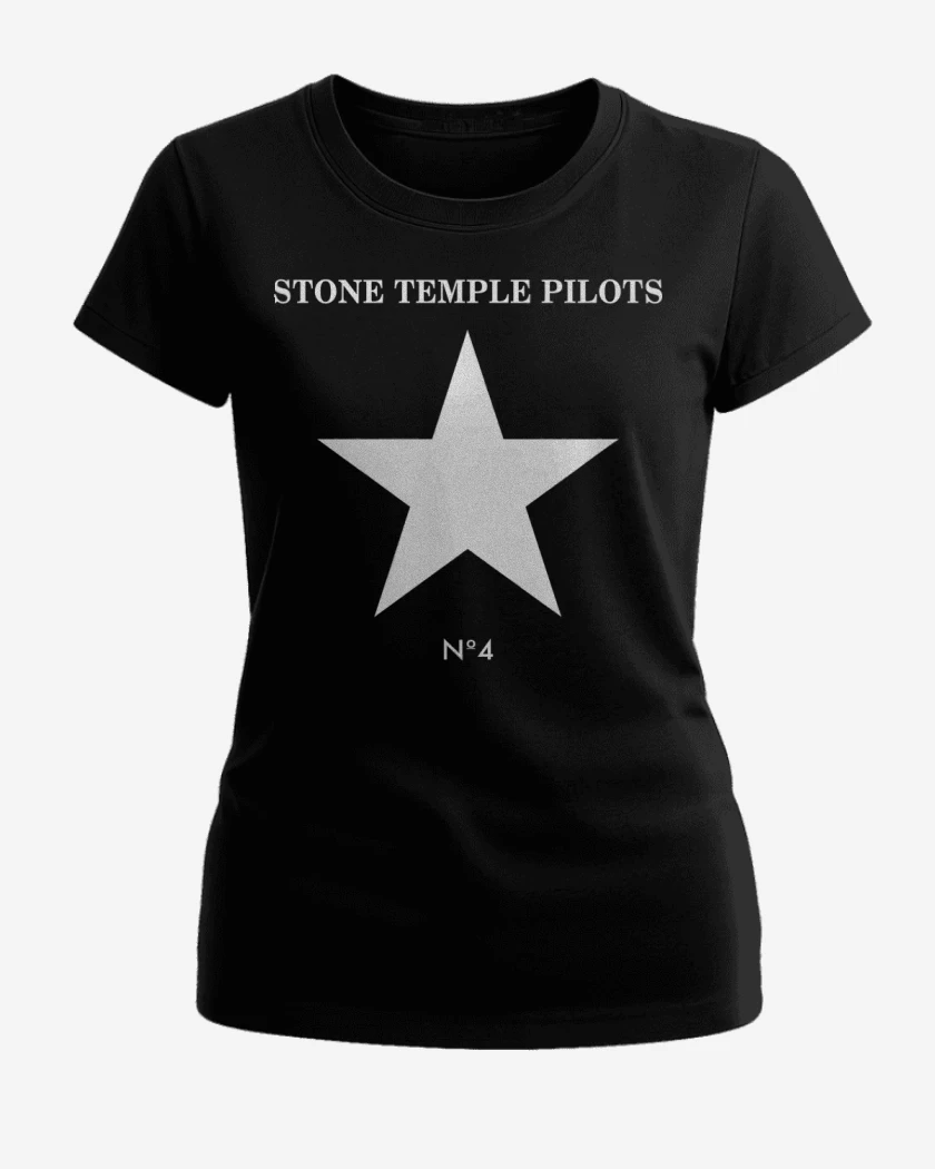 Polera de Mujer Negro de Stone Temple Pilots N4