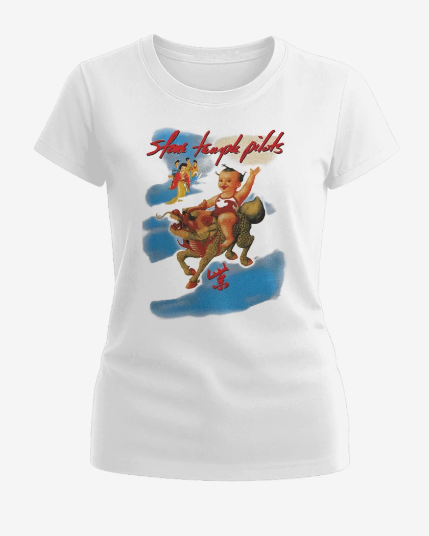 Polera de Mujer Blanco de Stone Temple Pilots Purple
