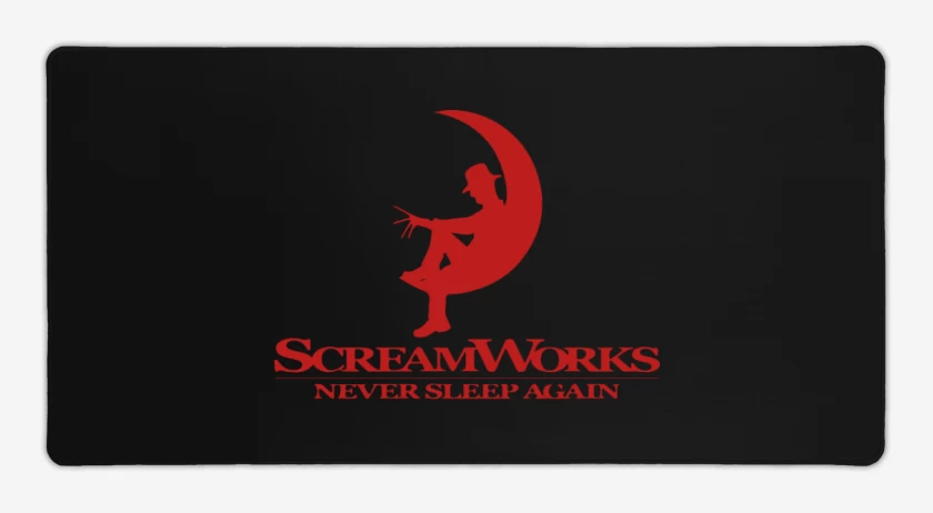 Mouse pad Gamer Negro de Scream works