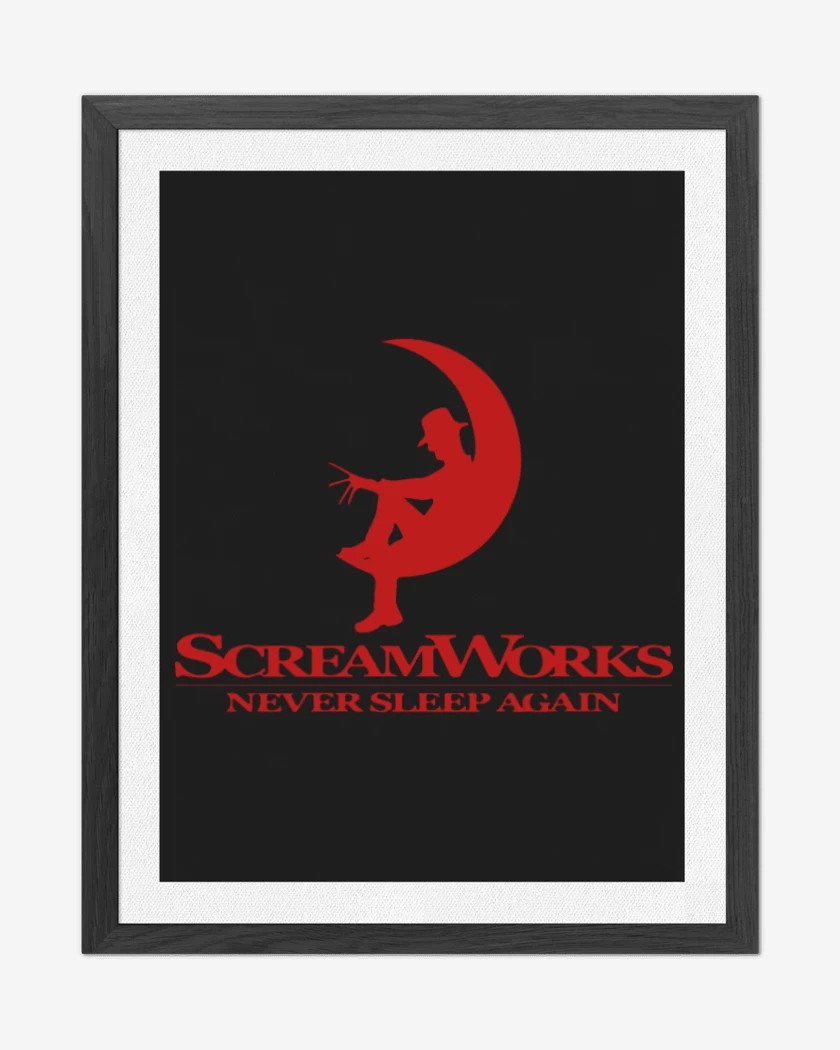 Cuadro decorativo Negro de Scream works
