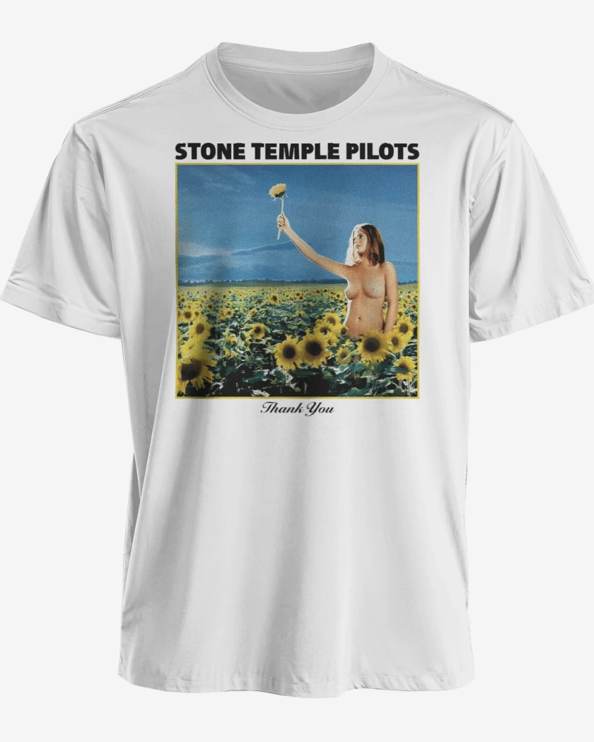 Polera premium Blanco de Stone Temple Pilots Thank You