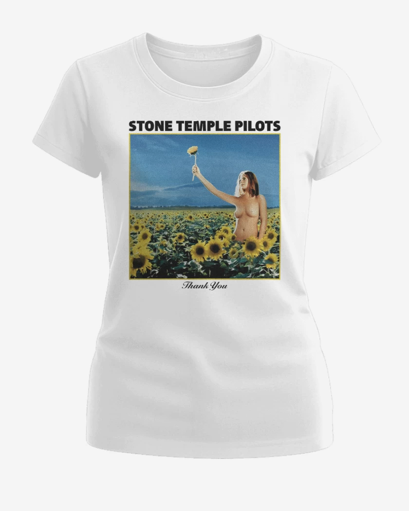 Polera de Mujer Blanco de Stone Temple Pilots Thank You