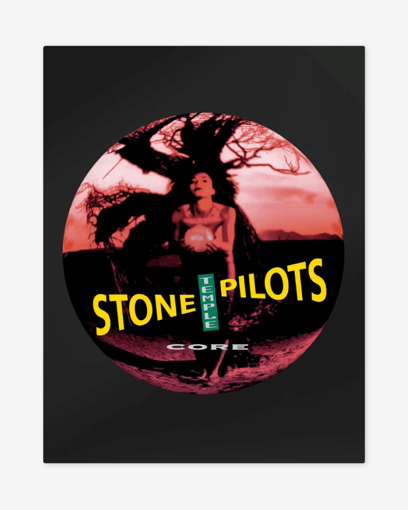 Print metalico Negro de Stone Temple Pilots Core