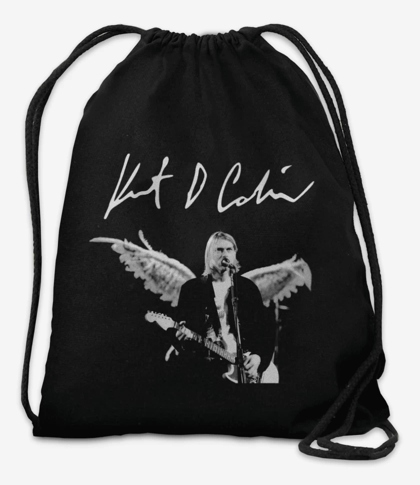 Mochila Negro de Kurt Cobain