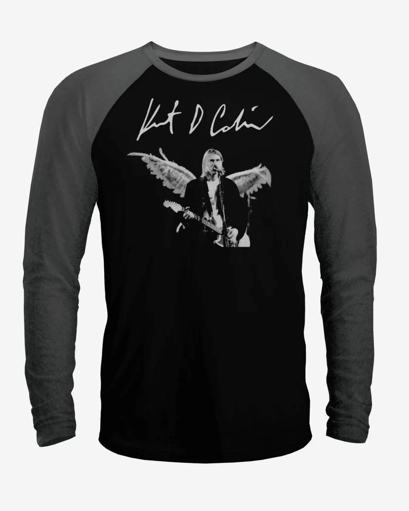 Polera Raglan Kurt Cobain