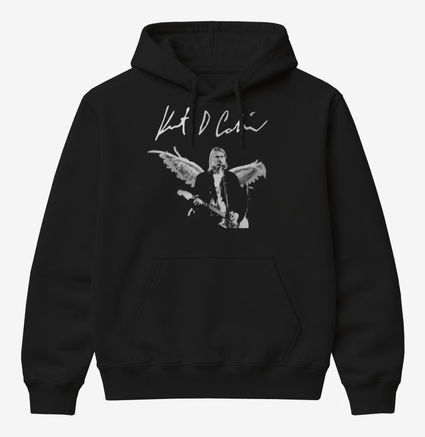 Poleron Canguro básico Kurt Cobain