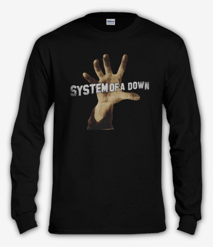 Polera manga larga Negro de System of a down