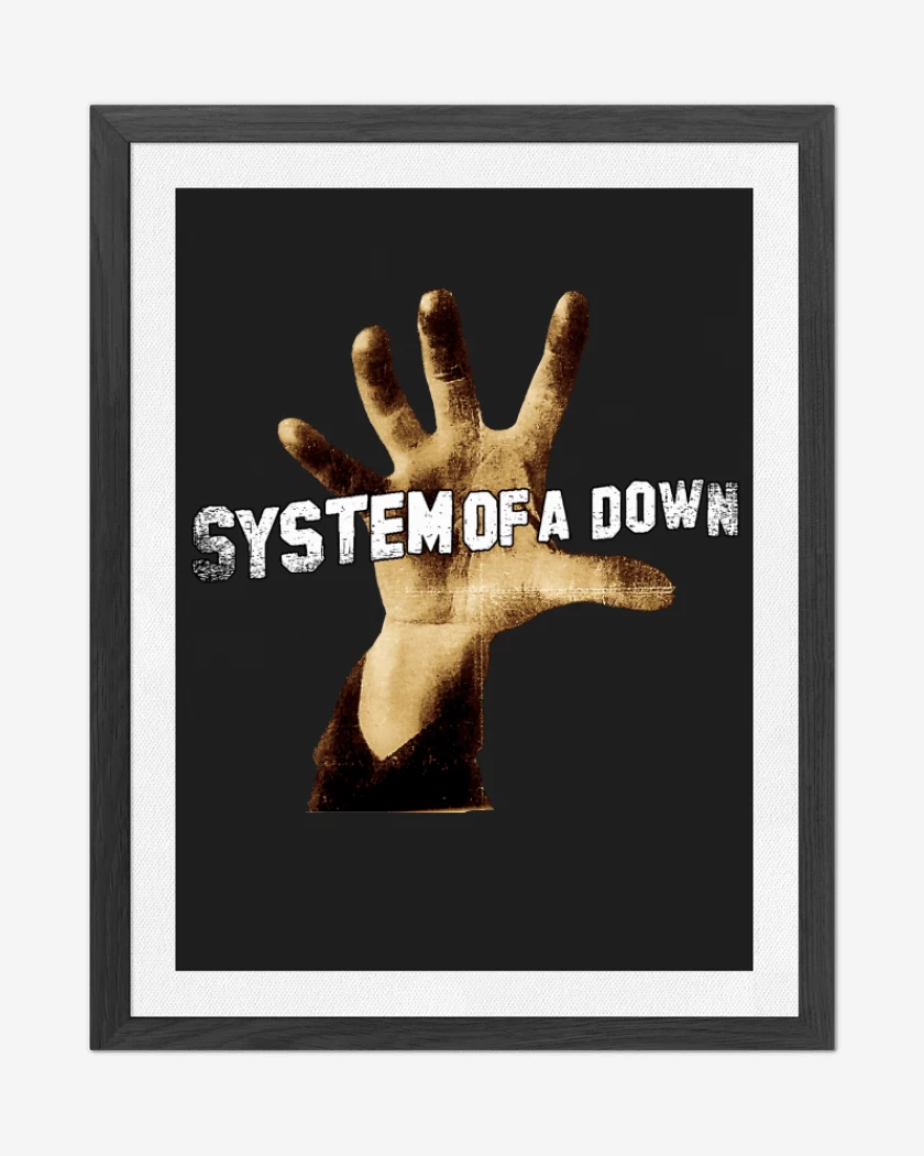 Cuadro decorativo Negro de System of a down