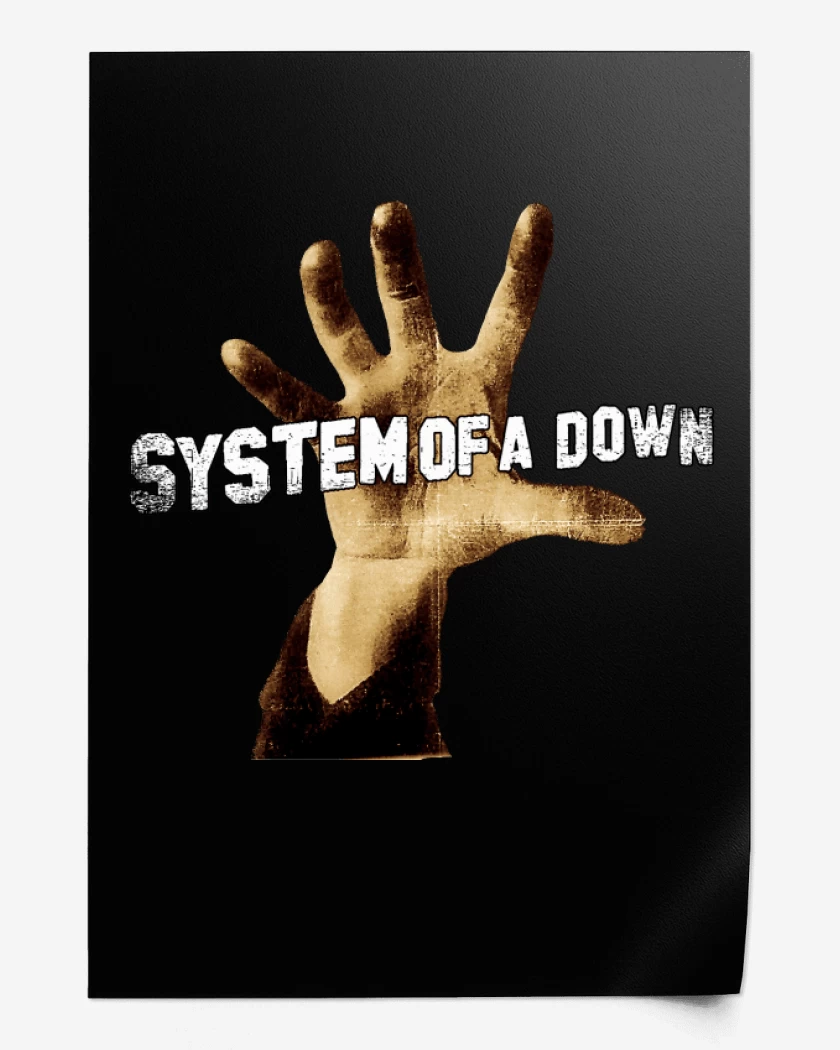 Print Negro de System of a down