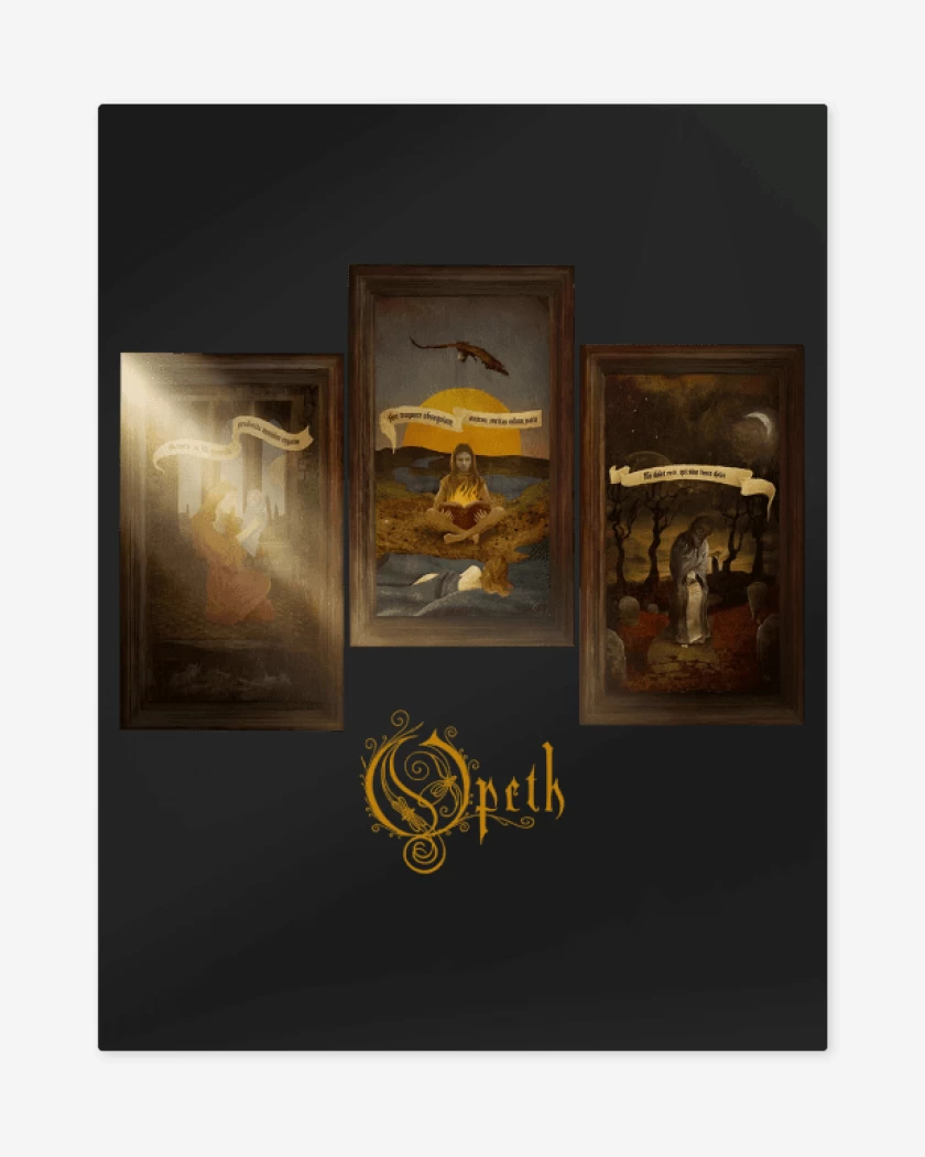 Print metalico Negro de Pale communion