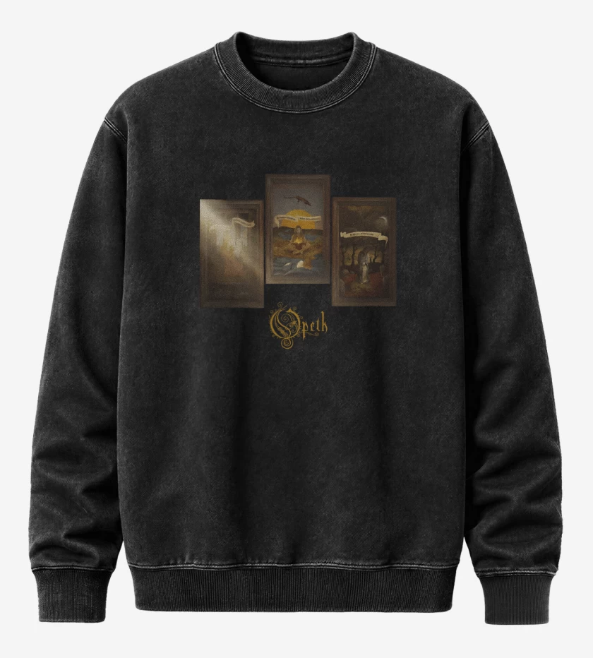 Poleron Polo Acid Wash Negro de Pale communion