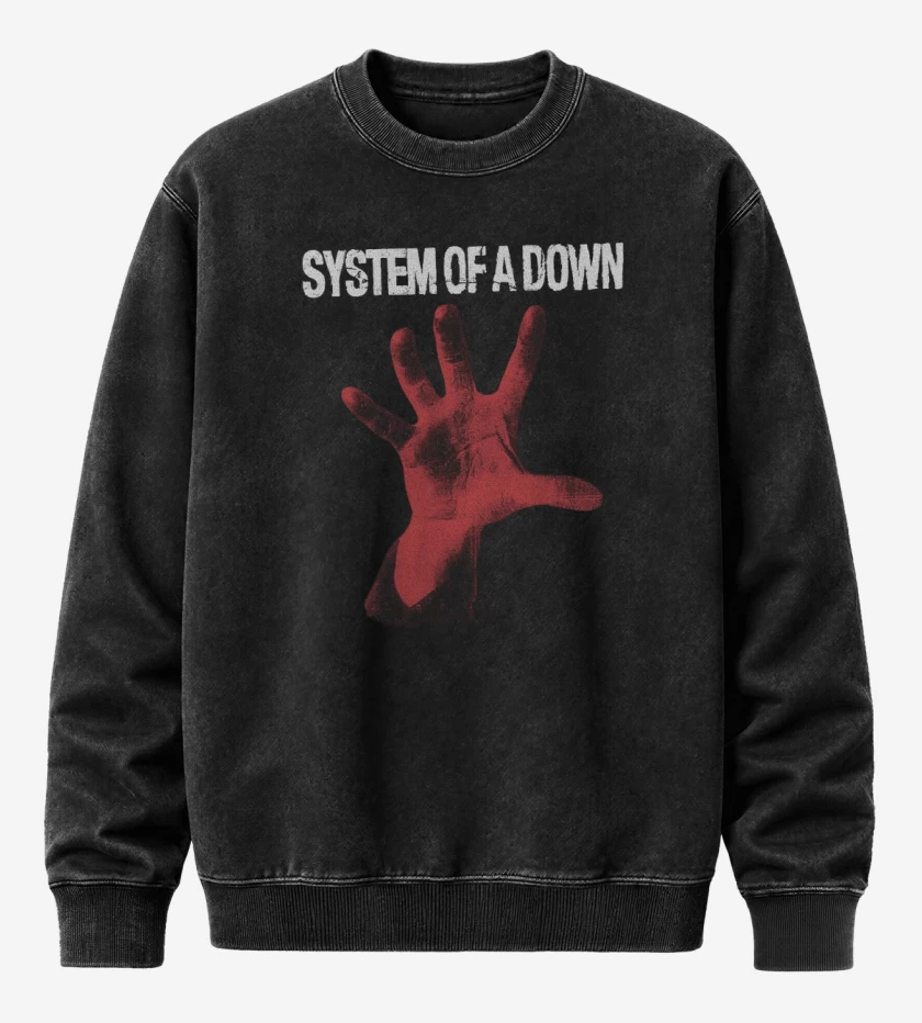 Poleron Polo Acid Wash Negro de System of a Down 2