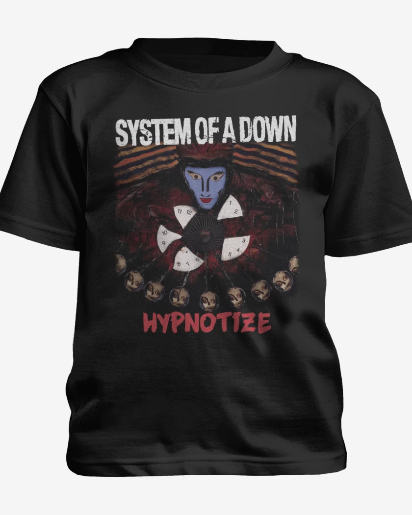 Polera de niño Negro de System of a Down Hypnotize