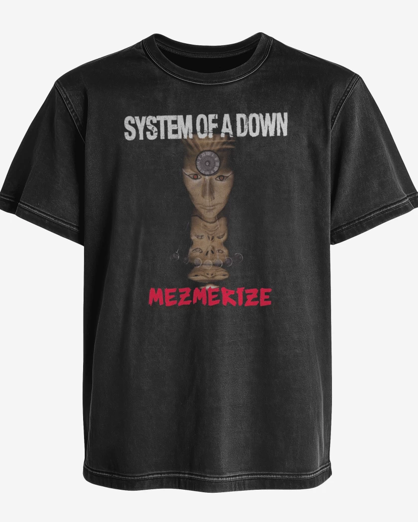 Polera desgastada System of a Down Mesmerize