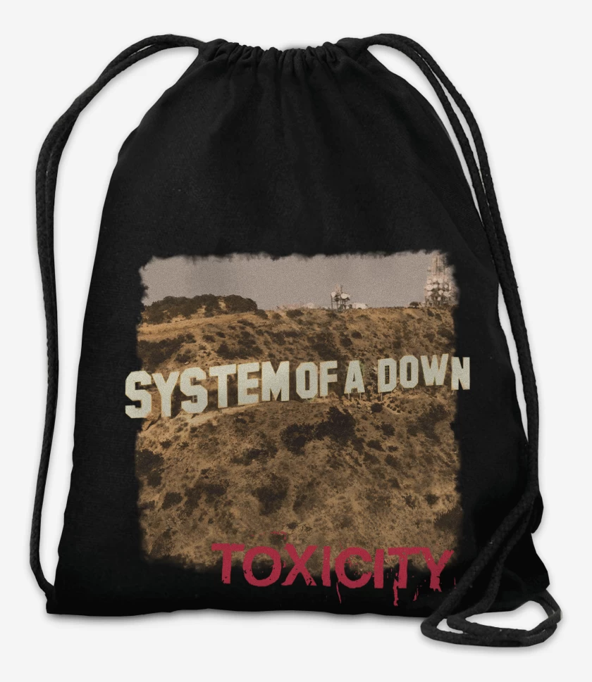 Mochila Negro de System of a Down Toxicity