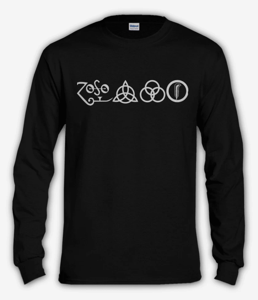 Polera manga larga Negro de Led zeppelin