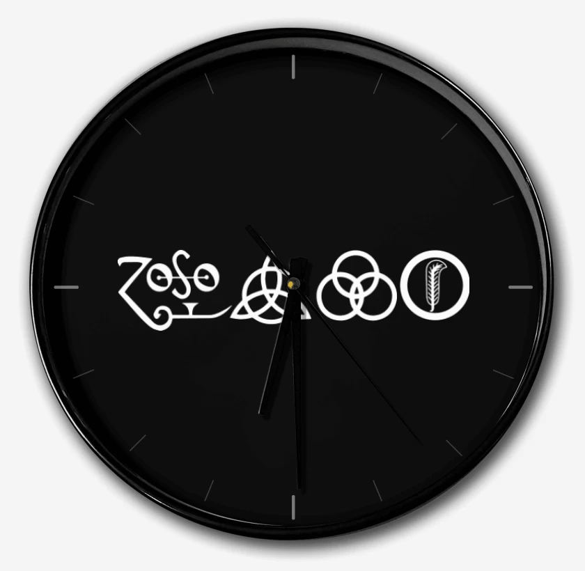 Reloj Negro de Led zeppelin