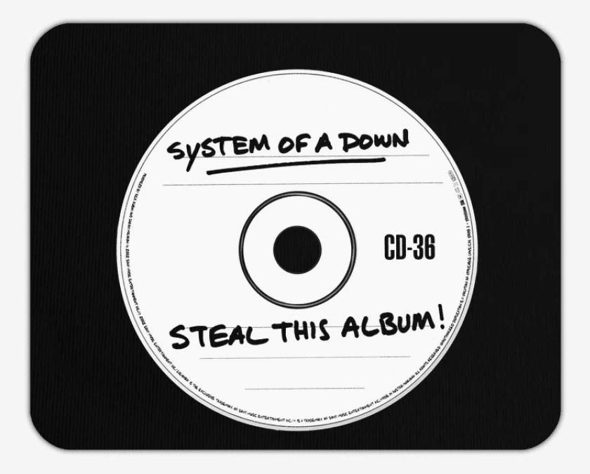 Mousepad System of a Down Steal