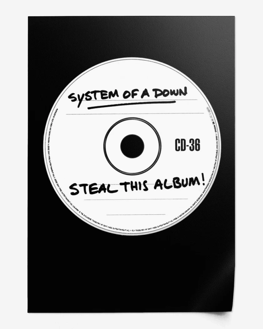 Print System of a Down Steal