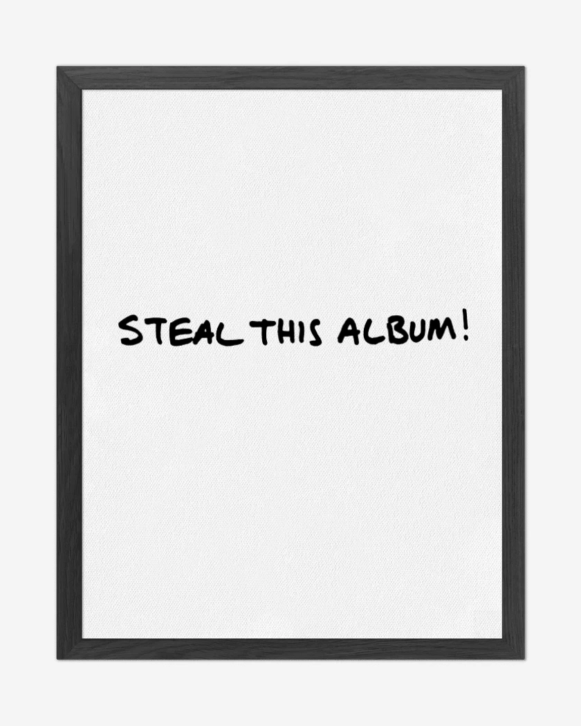 Cuadro decorativo Blanco de System of a Down Steal 2