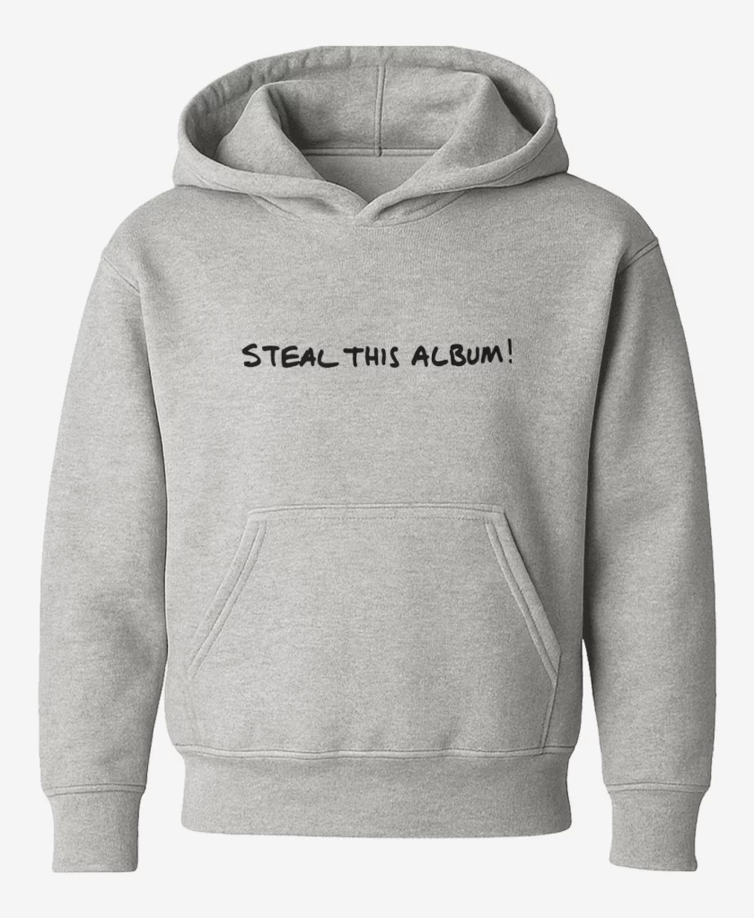 Poleron de niño Gris Melange de System of a Down Steal 2