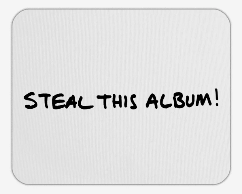 Mousepad System of a Down Steal 2