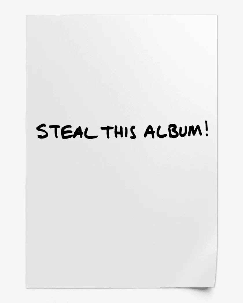 Print System of a Down Steal 2