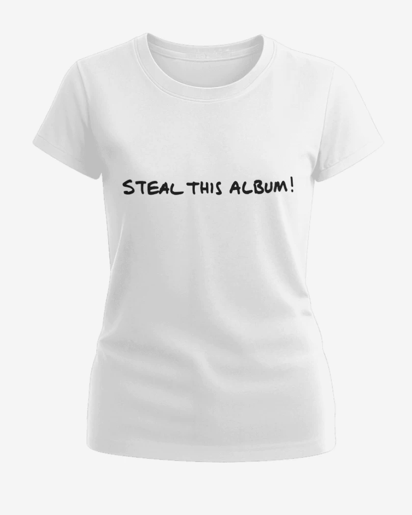 Polera de Mujer Blanco de System of a Down Steal 2