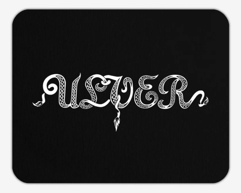 Mousepad Ulver Logo Black Metal