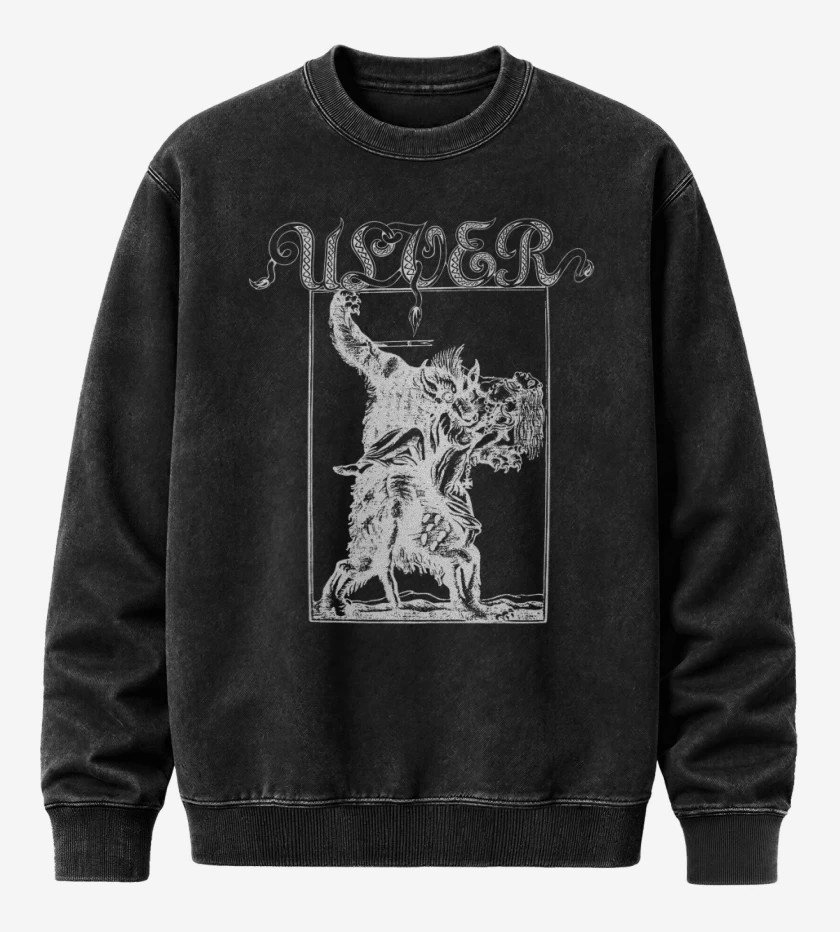 Poleron Polo Acid Wash Negro de Ulver Vargnatt v2