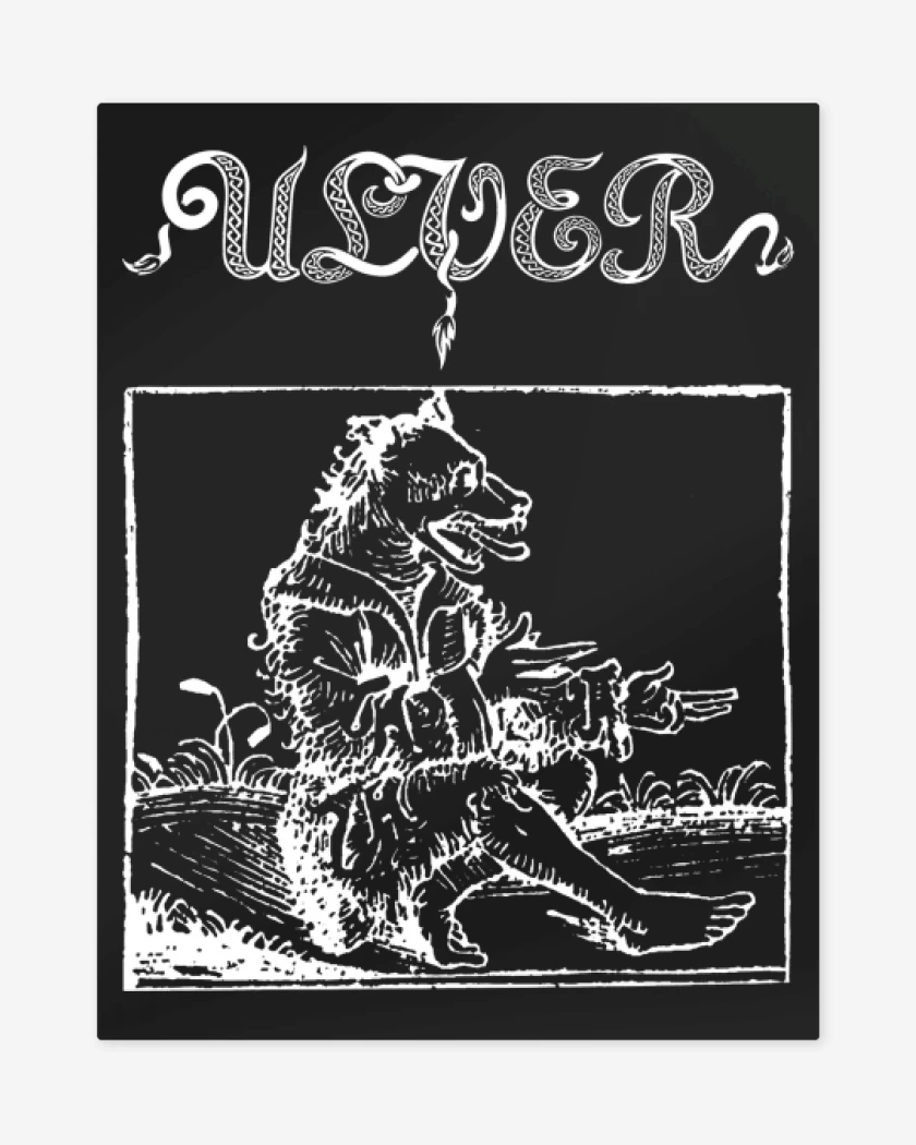 Print metalico Negro de Ulver Rehearsals