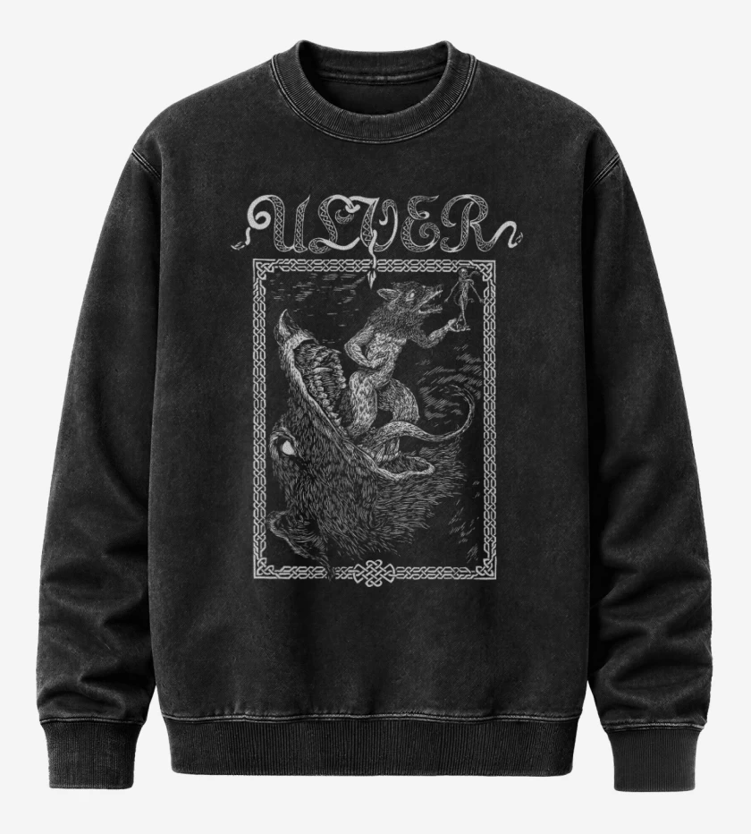 Poleron Polo Acid Wash Negro de Ulver Fortifem