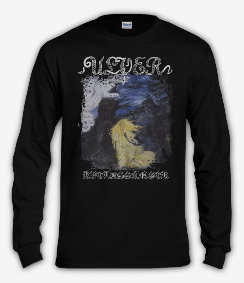 Polera manga larga Negro de Ulver Kveldssanger