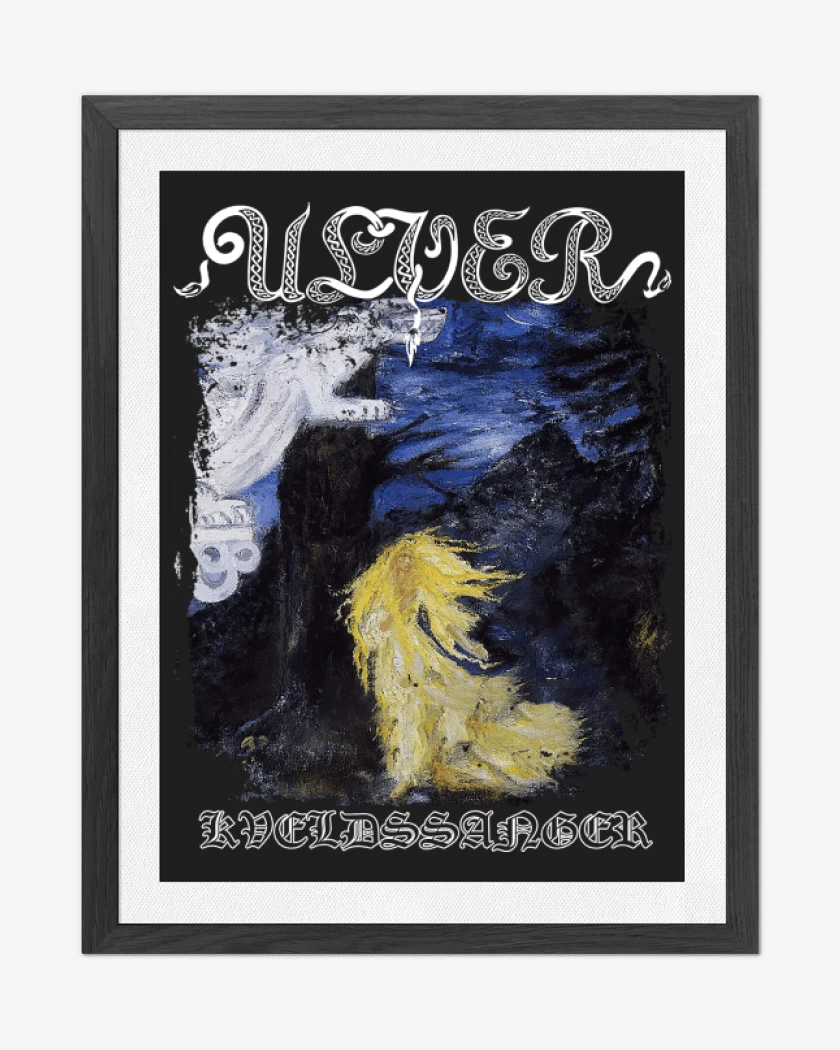 Cuadro decorativo Negro de Ulver Kveldssanger