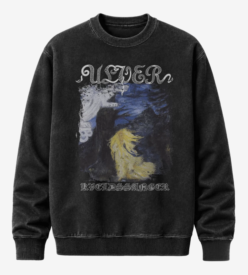Poleron Polo Acid Wash Negro de Ulver Kveldssanger