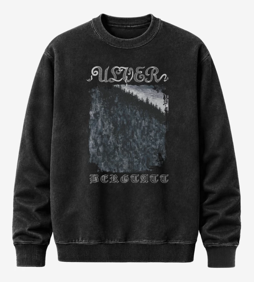 Poleron Polo Acid Wash Negro de Ulver Bergtatt