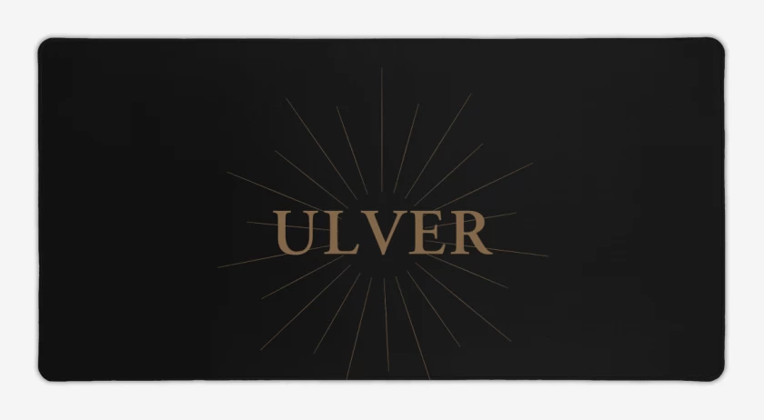 Mouse pad Gamer Negro de ULVER Logo