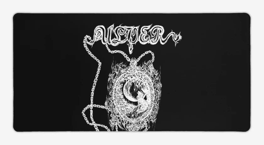 Mouse pad Gamer Ulver Black Nattens