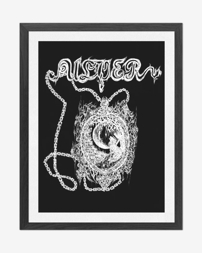 Cuadro decorativo Ulver Black Nattens